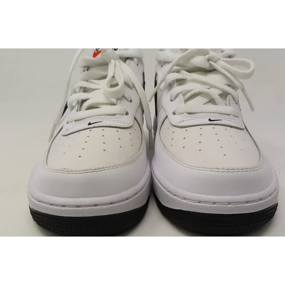 Nike Air Force 1 Low White Black GS Sneakers DH2920-111 Boys Size 7 Y NEW No Box